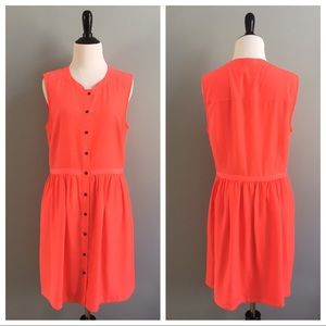 J. Crew Factory sleeveless shirtdress